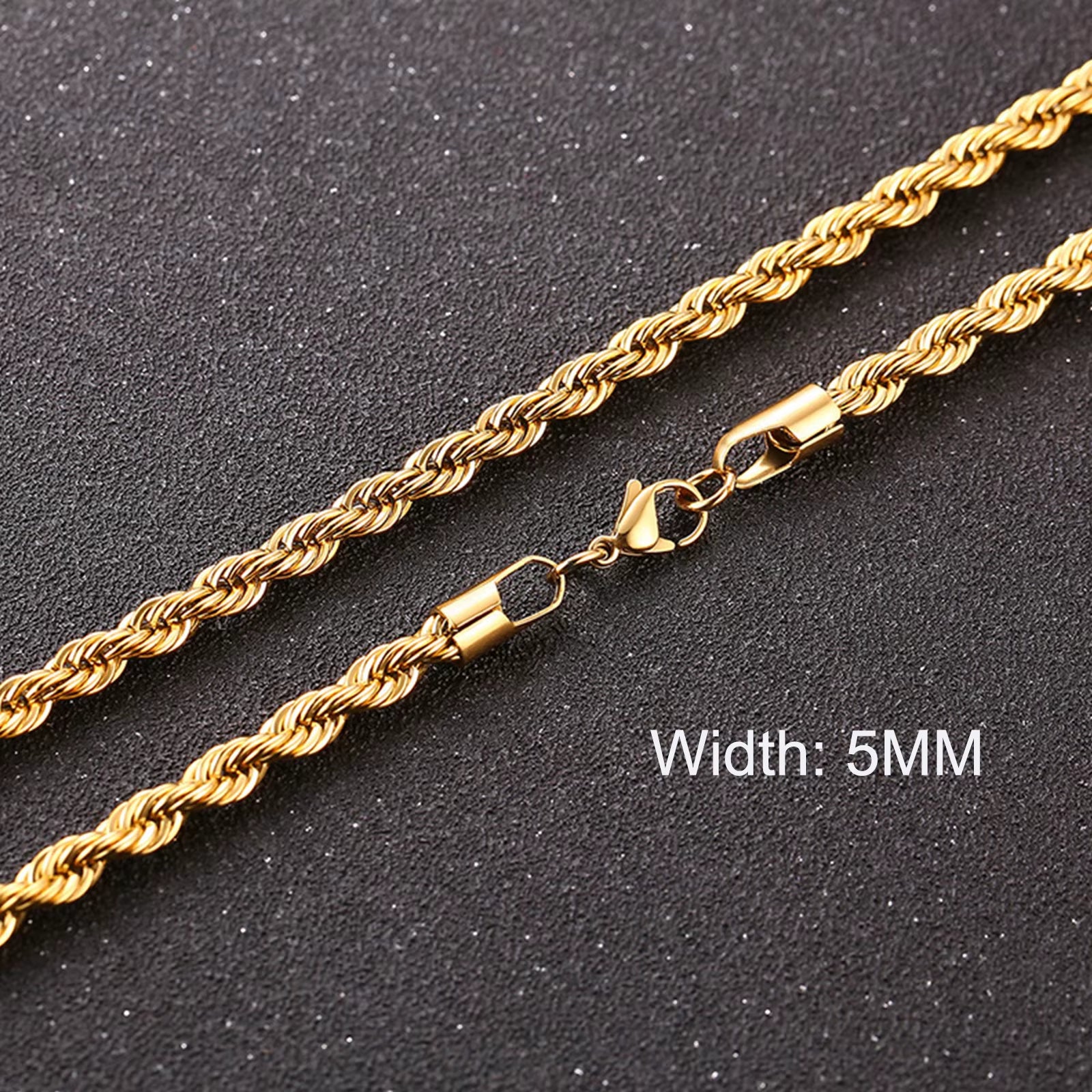 3-11MM Classic Cuban Chain Necklace for Men Women,Silver Black Gold Grey Color Stainless Steel Chains,Basic Punk Jewelry Gift