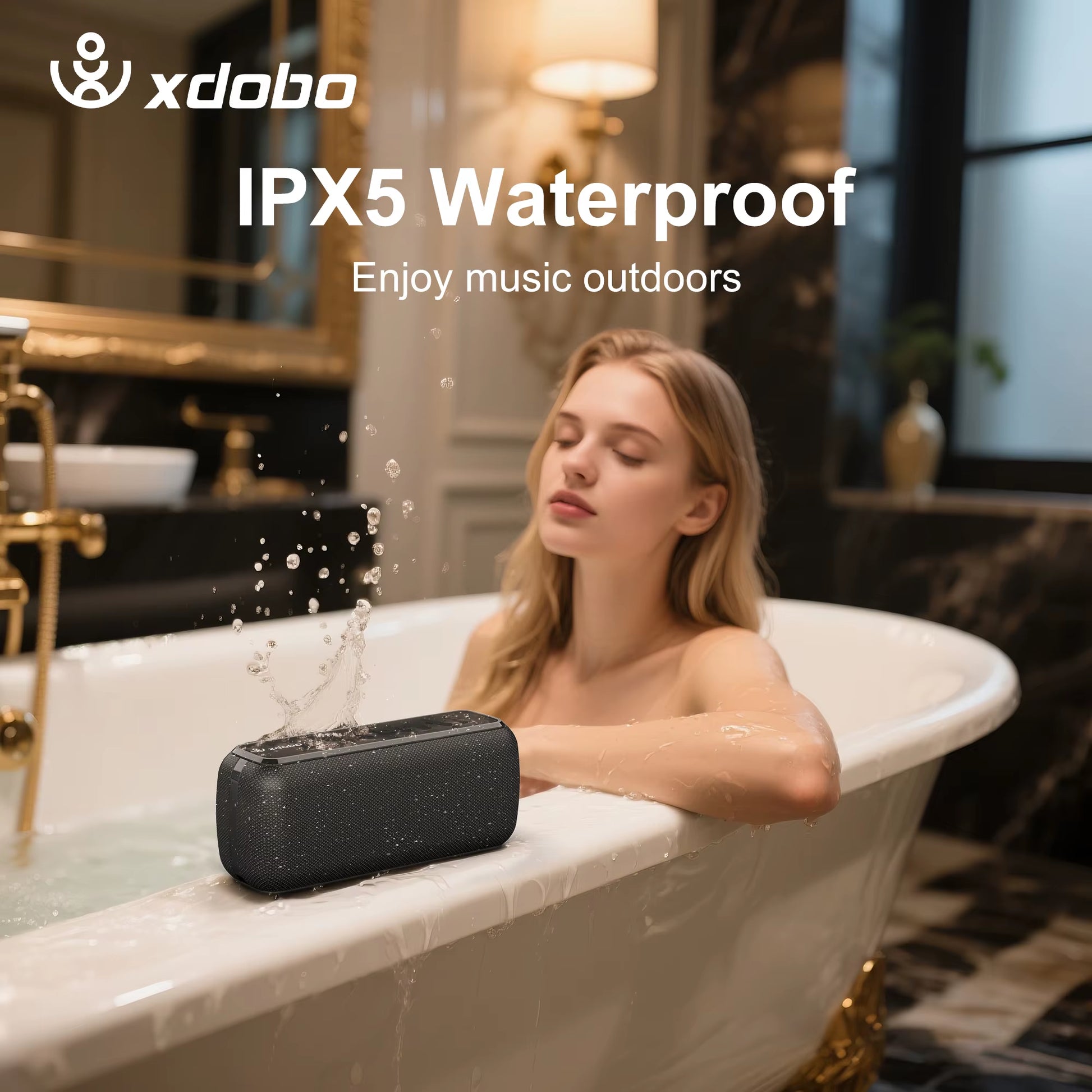 Unleash the Party Anywhere with XDOBO X8: 60W Waterproof Bluetooth Speakers with Bass Subwoofer & TWS Function! 🎶🔥💦